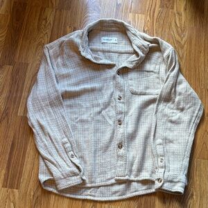 Abercrombie & Fitch Soft Textured Beige Top